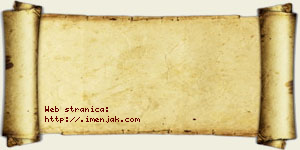 Jovana Bjelogrlić vizit kartica